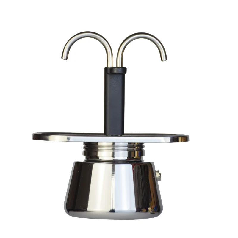 Small Appliances - ステンレス鋼のミニ鍋,二重管,イタリアのコーヒーメーカー,家電,200ml, 304