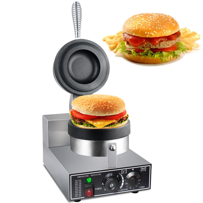 Mini Waffle Maker Machine - HPH2O 電気UFOバーガーマシン 1300W パニーニプレス機 ノンスティックコーティング バーガーサンドイッチ
