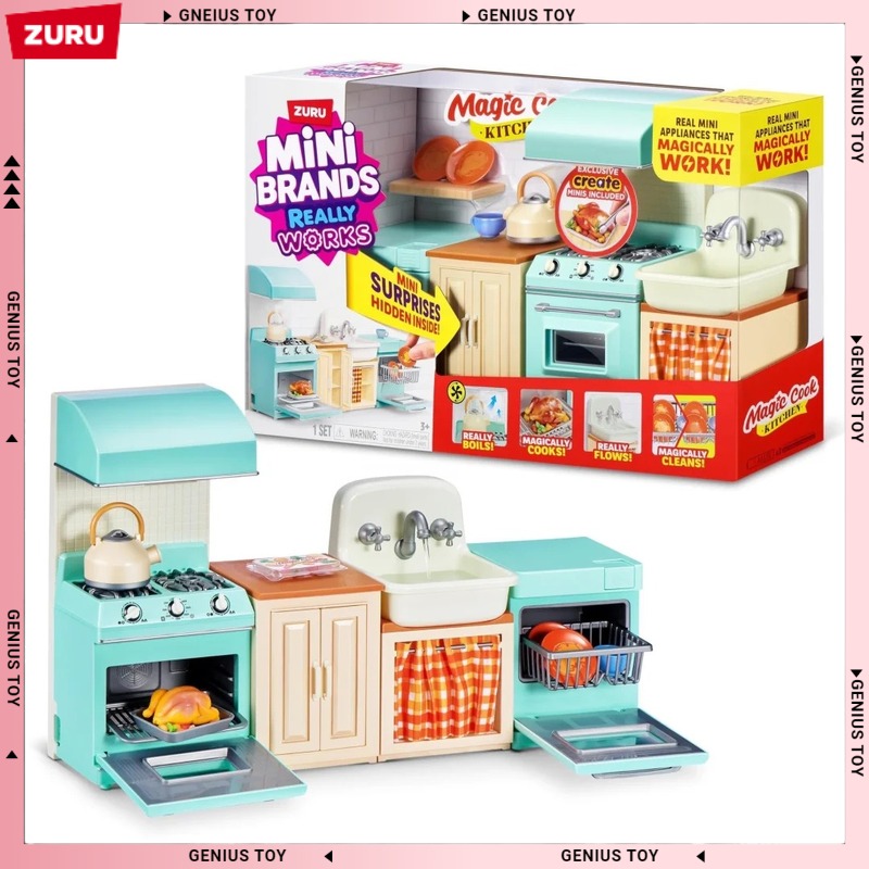 Small Appliances - ズル ミニブランド マジッククックキッチンセット サプライズトイ ミニ家電 実物と同じ機能付き