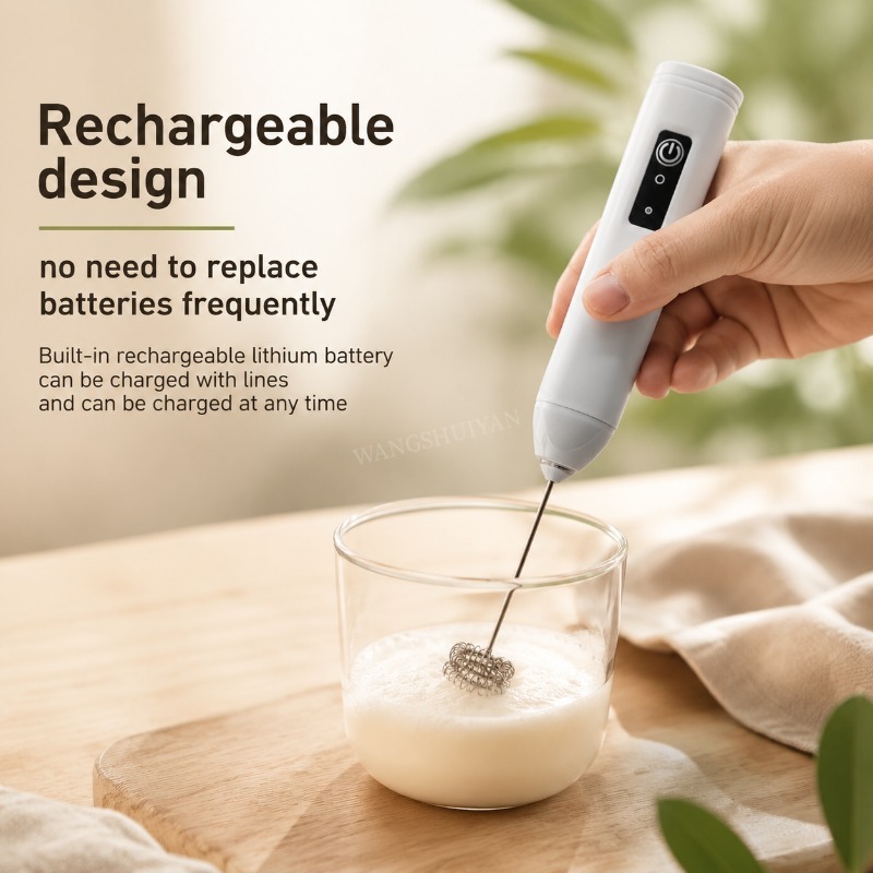 携帯式電動ミルクフォーマー、ハンドブレンダー、USBミニコー - Portable Blender Usb Rechargeable のレビューと価格