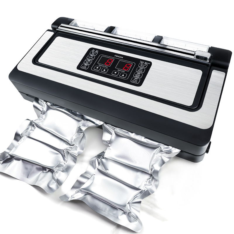キッチン真空食品保存シーラー液晶ディスプレイ食品保存家庭用自 - Food Vacuum Sealer Machine のレビューと価格