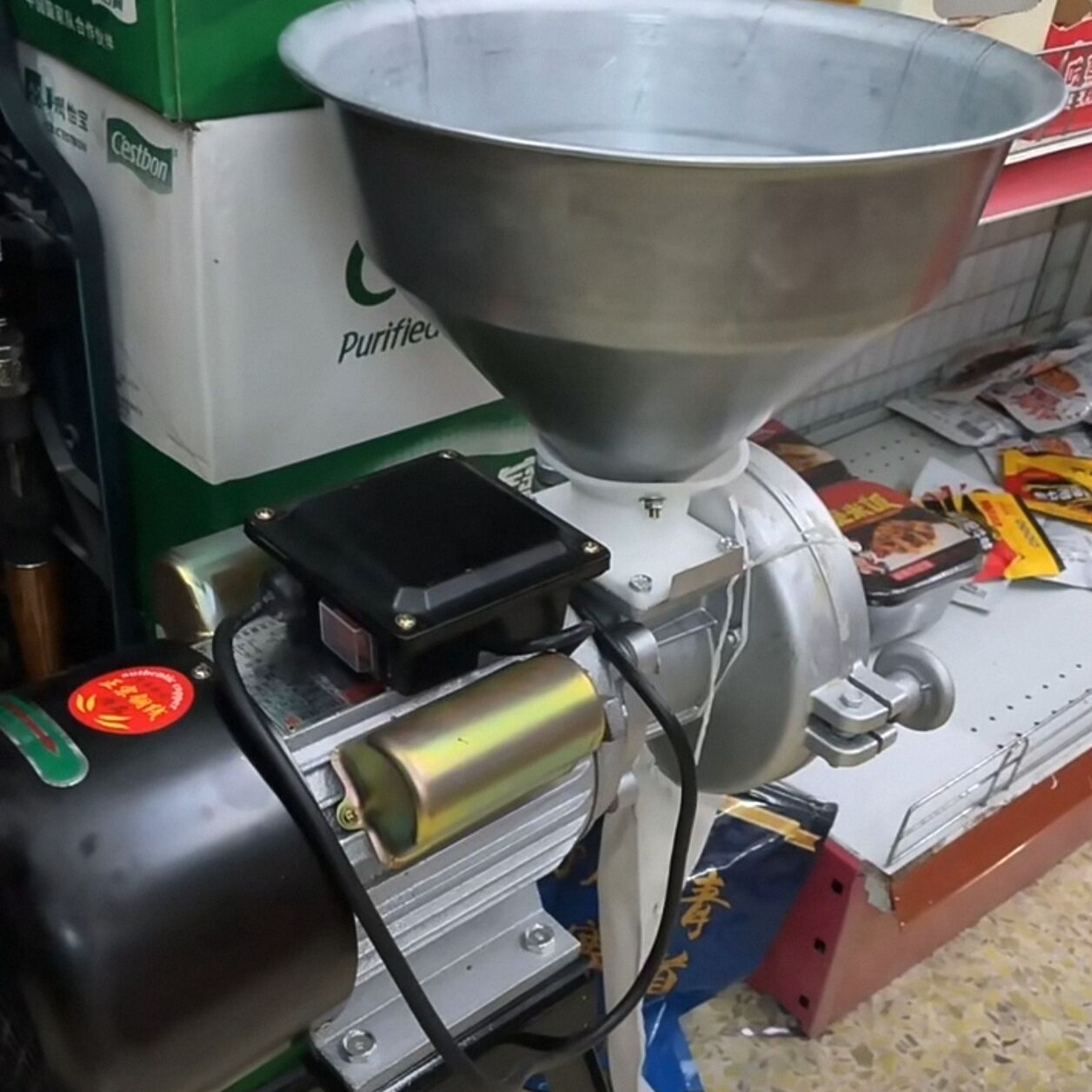 電動穀物ミルグラインダー、トウモロコシ、ピーナッツ、コーヒー - Coffee Bean Grinder Electric のレビューと価格