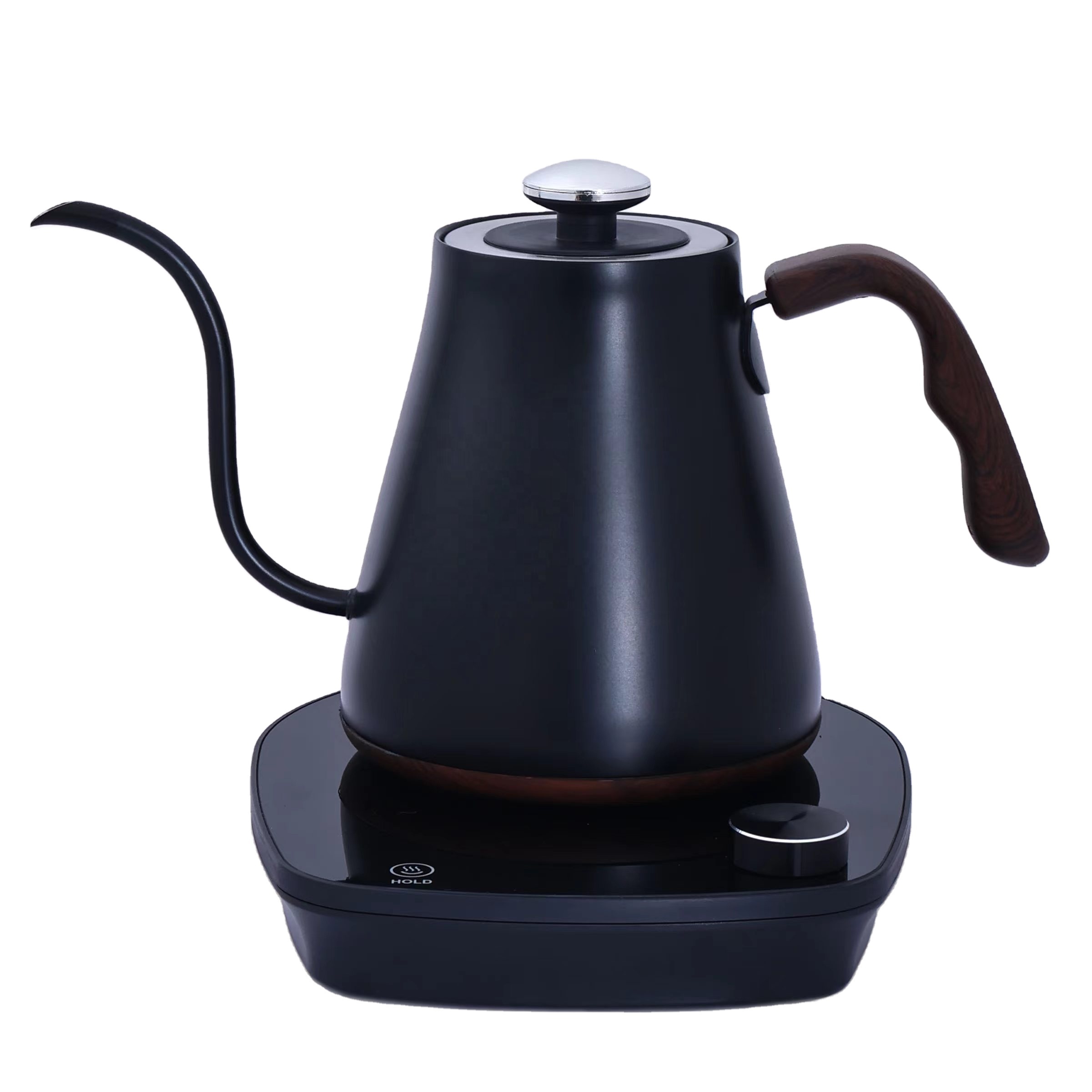 スマートウッドグレイン電気グースネックケトル、温度調節機能付 - Electric Kettle Temperature Control のレビューと価格