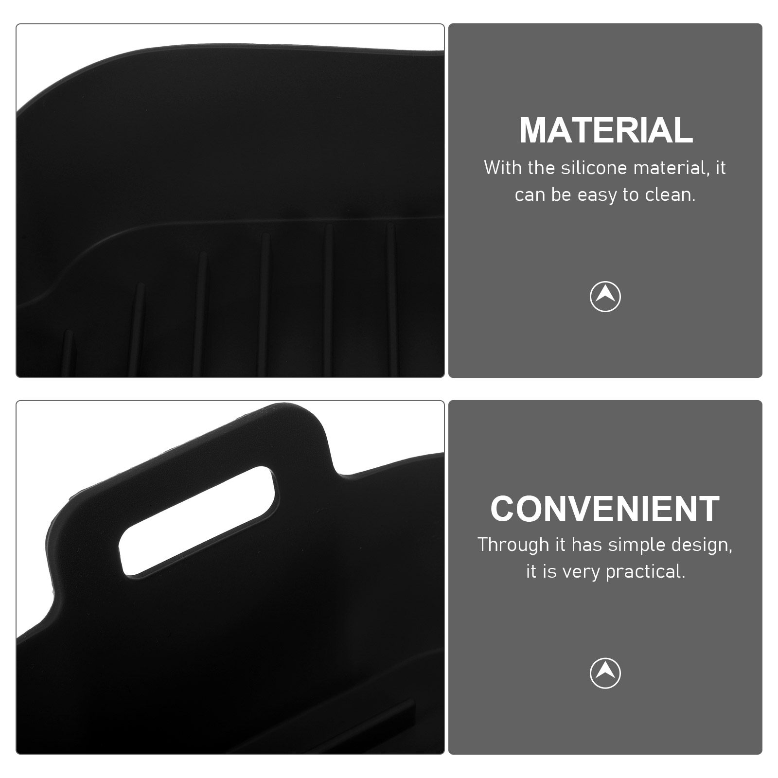 エアフライヤー用シリコン製ベーキングライナー、焦げ付き防止、 - Air Fryer Silicone Pot Liner のレビューと価格