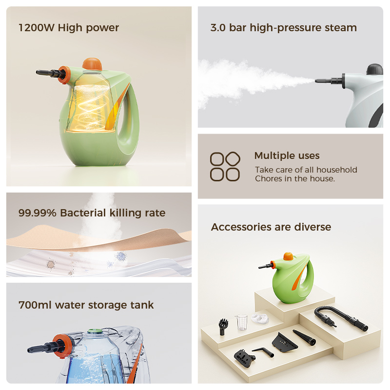 熱売家電 スチームクリーナー 1200W 高温 エアコン キ - Home Appliances のレビューと価格