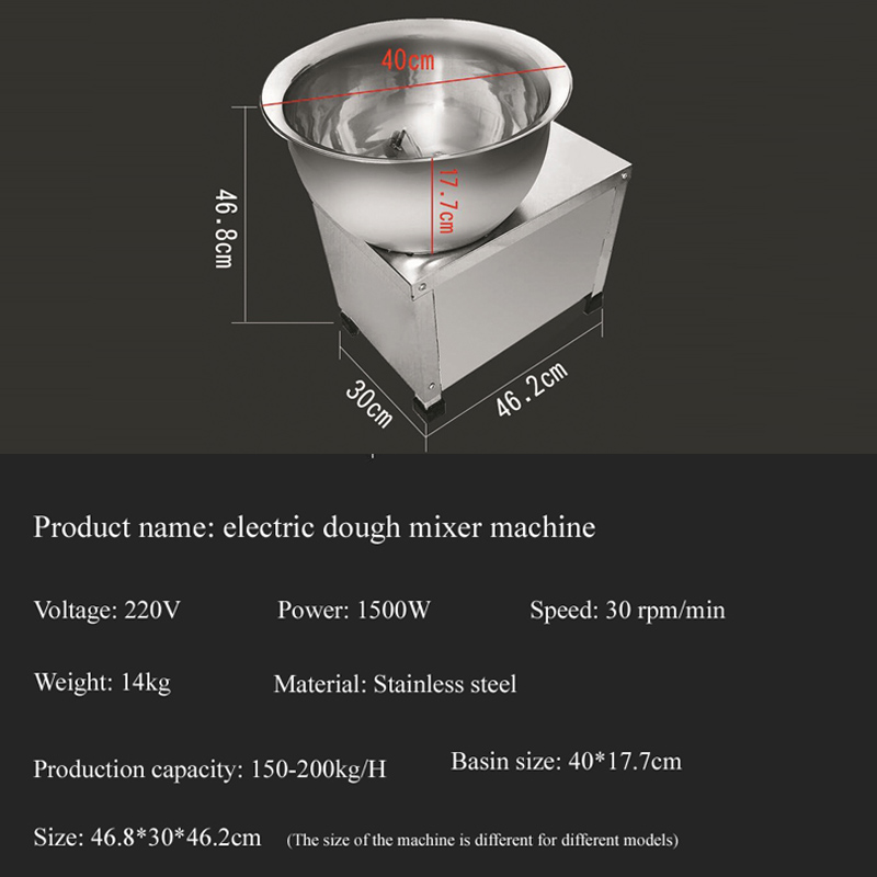 小麦粉生地ミキサー機、220V電動食品ミンチ肉攪拌機、パスタ - Kitchen Appliances のレビューと価格
