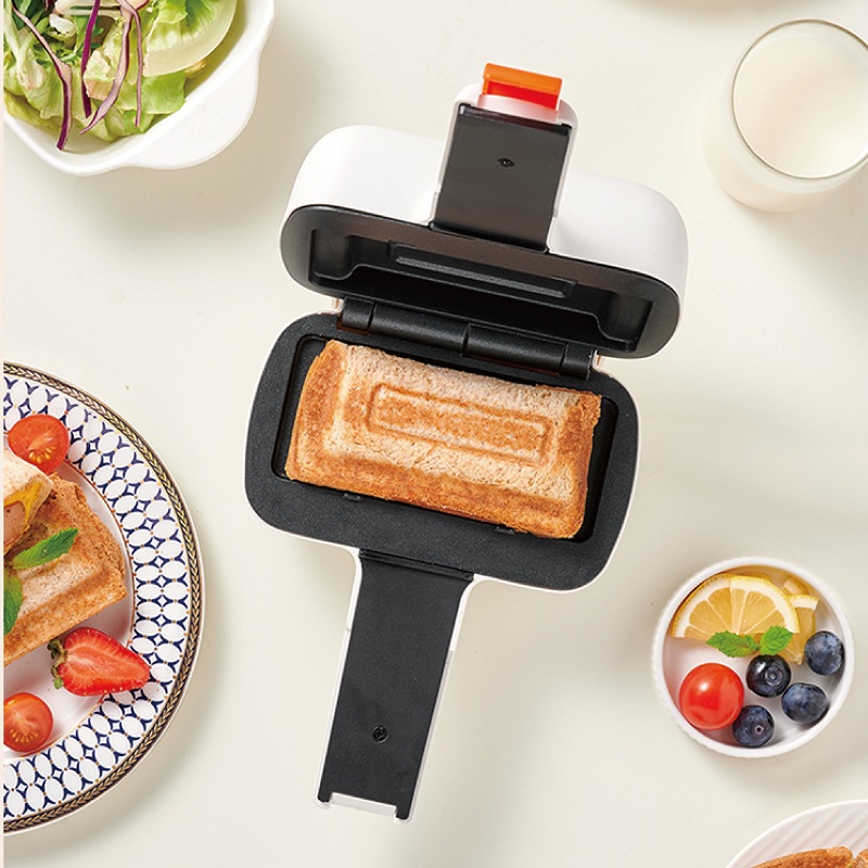 500Wの小型電気式サンドイッチメーカー。家庭用、パニーニ、 - Mini Waffle Maker Machine のレビューと価格