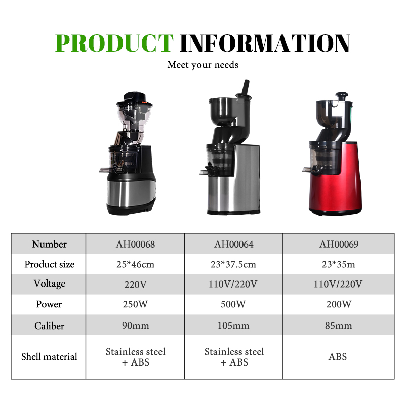 MOSEENER 業務用ポータブル電動スロージューサー フル - Electric Slow Juicer Cold Press のレビューと価格
