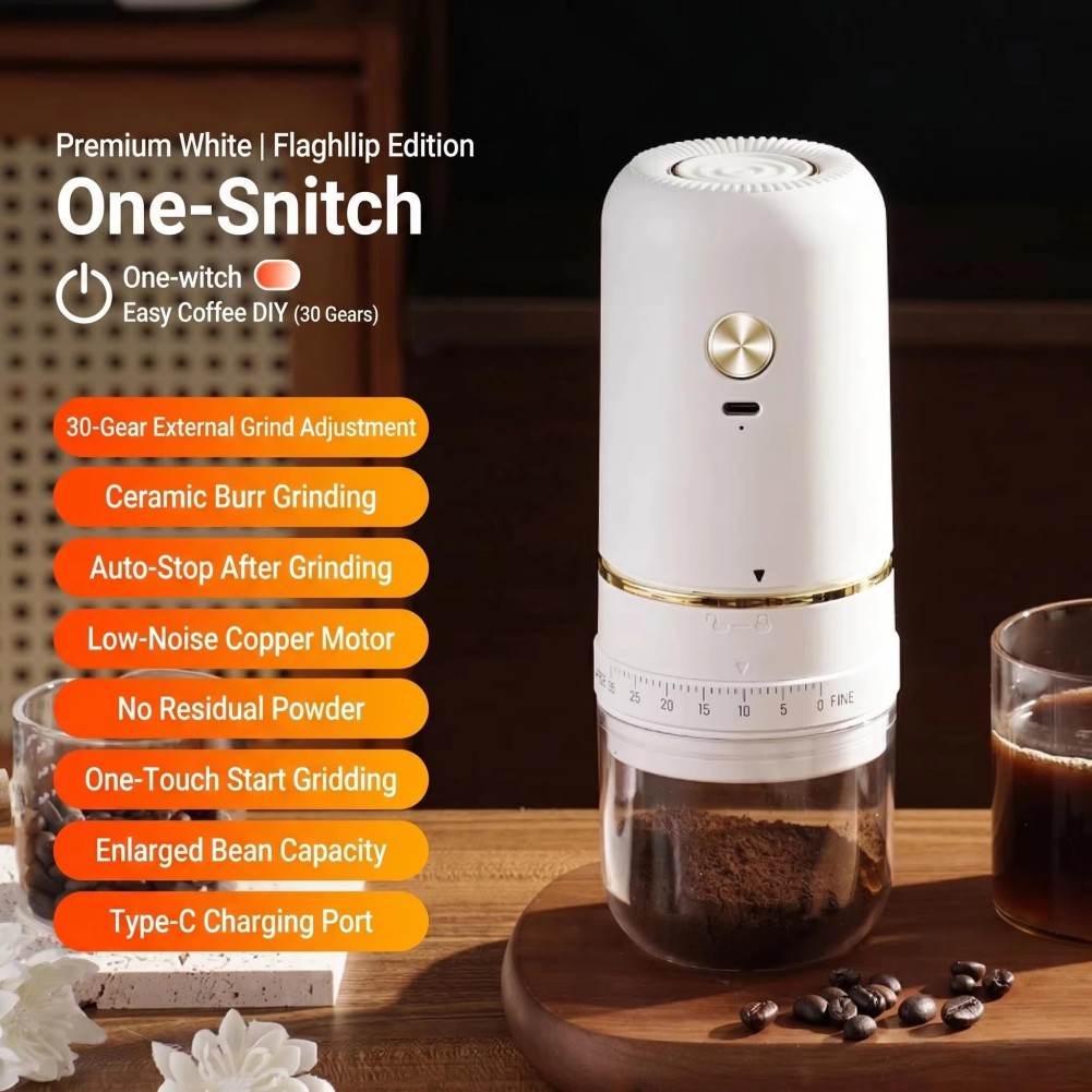 電動コーヒー豆グラインダー、円錐形の刃で調整可能なミル、エス - Coffee Bean Grinder Electric のレビューと価格