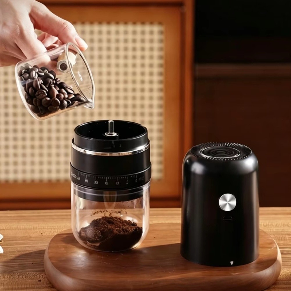 電動コーヒー豆グラインダー、円錐形の刃で調整可能なミル、エス - Coffee Bean Grinder Electric のレビューと価格