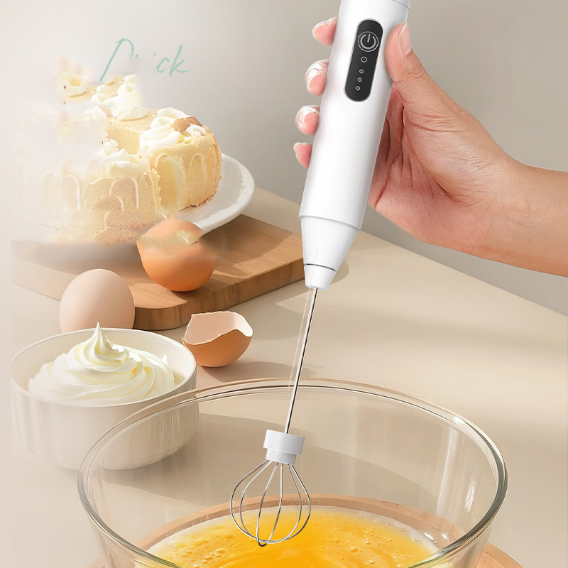 電動コーヒーミルク泡立て器、家庭用コーヒーミルクミキサー、泡 - Electric Milk Frother Handheld のレビューと価格