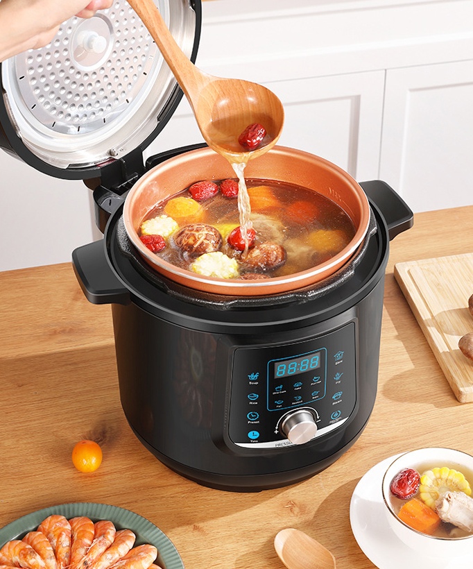 ステンレス製電気圧力鍋 家庭用自動スマートクッカー デジタル - Smart Instant Pressure Cooker のレビューと価格