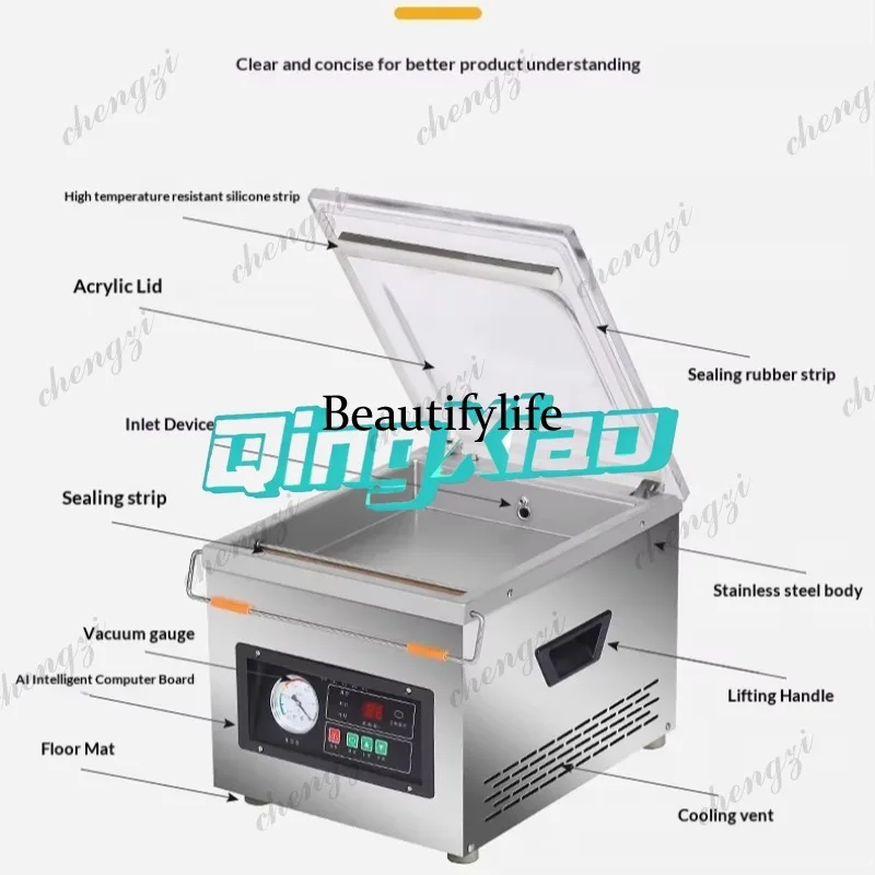 K182 業務用自動食品真空シーラー ウェット＆ドライ両用包 - Food Vacuum Sealer Machine のレビューと価格